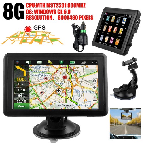 Navigatore gps pollici - navigatore, 5